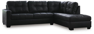 Barlin Mills 2-Piece Sectional with Chaise Faux Leather