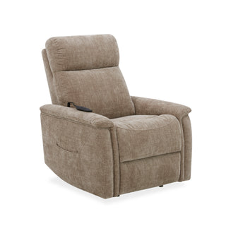 Luma Petite Fabric Power Lift Recliner with Power Headrest, Lumbar, Heat & Massage