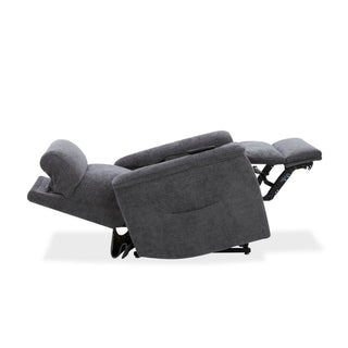 Luma Fabric Power Lift Recliner with Power Headrest, Lumbar, Heat & Massage
