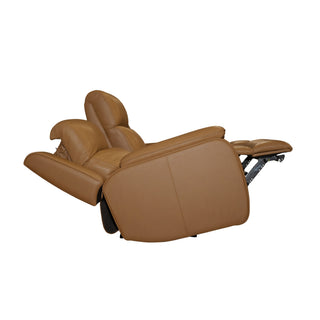 Ziggy Leather Power Reclining Sofa with Power Headrest, Lumbar, Heat & Massage