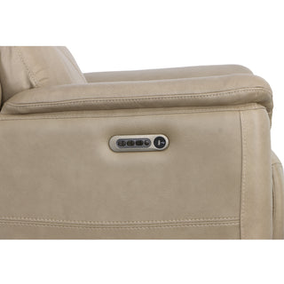 Crew Leather Power Recliner with Power Headrest & Lumbar