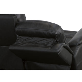 Crew Leather Power Reclining Sofa with Power Headrests & Lumbar