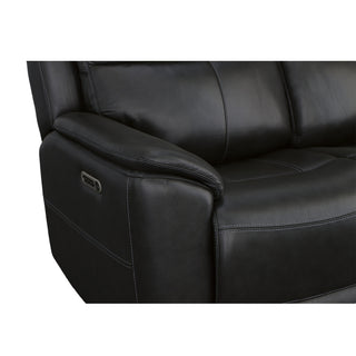 Crew Leather Power Reclining Sofa with Power Headrests & Lumbar