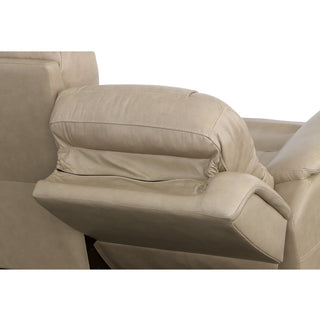 Crew Leather Power Reclining Sofa with Power Headrests & Lumbar