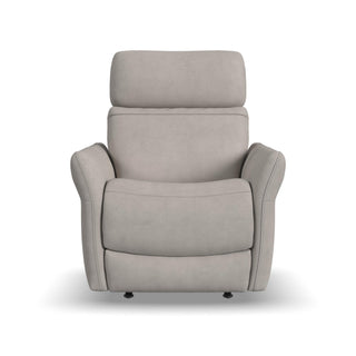 Artemis Fabric Power Rocking Recliner with Power Headrest, Lumbar, Heat & Massage