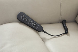 Artemis Fabric Power Rocking Recliner with Power Headrest, Lumbar, Heat & Massage
