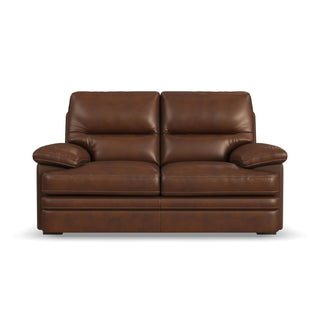 David Leather Loveseat