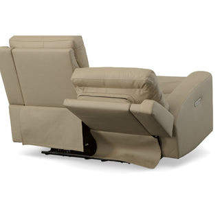 Jarvis Leather Power Reclining Loveseat with Power Headrests