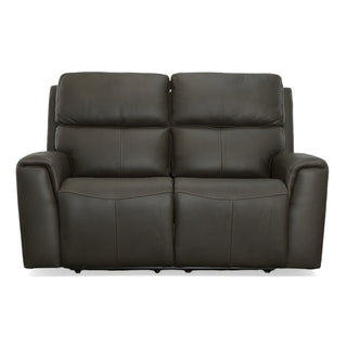 Jarvis Leather Power Reclining Loveseat with Power Headrests
