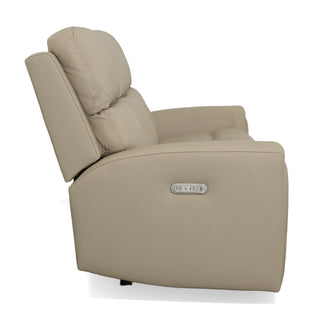 Jarvis Leather Power Reclining Sofa with Power Headrests