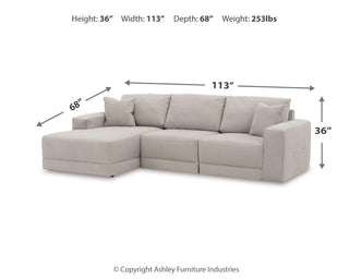 Next-Gen Gaucho 3-Piece Sectional Sofa with Chaise Microfiber
