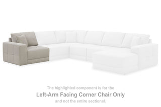 Next-Gen Gaucho Corner Chair Microfiber - Left Arm Facing