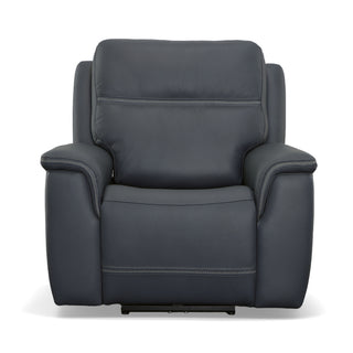 Sawyer Leather Power Recliner with Power Headrest & Lumbar