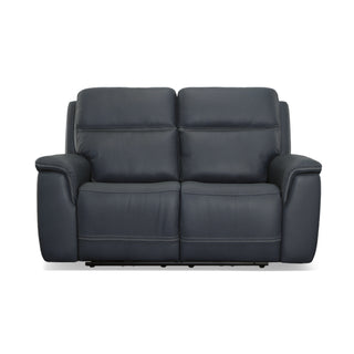 Sawyer Leather Power Reclining Loveseat w/ Pwr Headrests, Lumbar