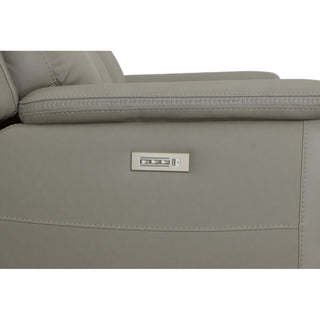 Sawyer Leather Power Reclining Sofa with Power Headrests & Lumbar