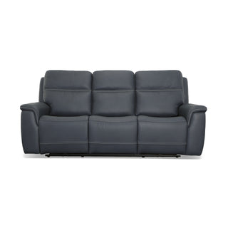 Sawyer Leather Power Reclining Sofa with Power Headrests & Lumbar