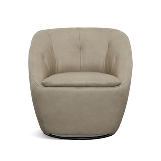 Wade Leather Swivel Chair