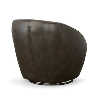 Wade Leather Swivel Chair