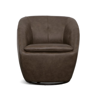 Wade Leather Swivel Chair