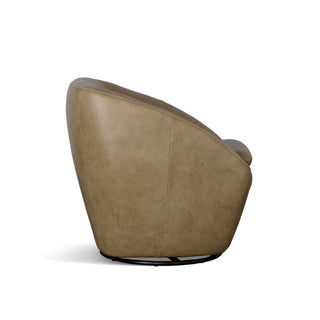 Wade Leather Swivel Chair