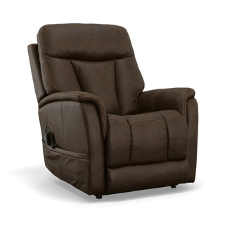 Atlas Fabric Power Lift Recliner with Power Headrest & Lumbar