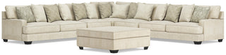 Rawcliffe 5-Piece Sectional and Oversized Ottoman