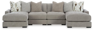 Aslan Court 4-Piece Sofa Pit Sectional Chenille