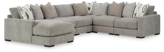 Aslan Court 6-Piece Sectional with Chaise Chenille