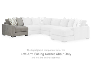 Aslan Court Corner Chair Chenille - Left Arm Facing