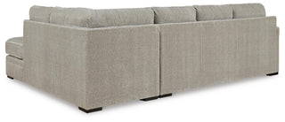 Calnita 2-Piece Sectional with Chaise Velvet