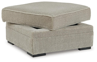 Calnita Oversized Swivel Chair and Ottoman