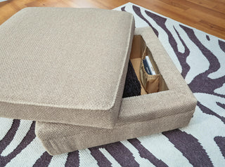 Calnita Oversized Swivel Chair and Ottoman