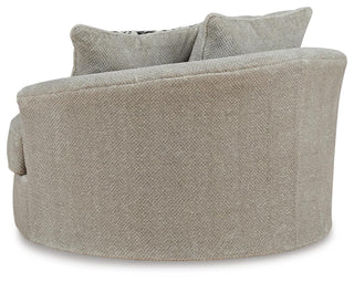 Calnita Oversized Swivel Accent Chair Velvet