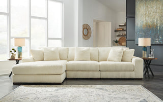Lindyn 3-Piece Sectional with Chaise Velvet