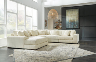 Lindyn 5-Piece Sectional with Chaise Velvet