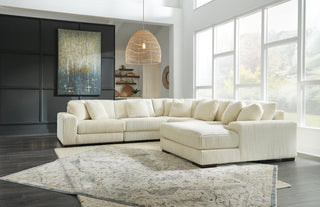 Lindyn 5-Piece Sectional with Chaise Velvet