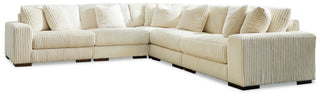 Lindyn 5-Piece Sectional Velvet