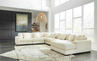 Lindyn 6-Piece Sectional with Chaise Velvet