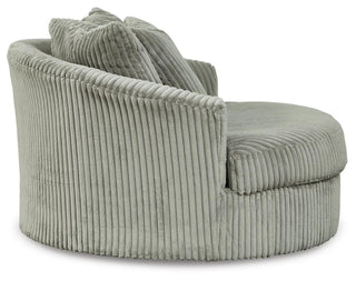 Lindyn Oversized Swivel Accent Chair Velvet