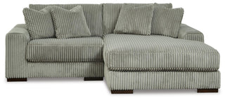 Lindyn 2-Piece Sectional with Chaise Velvet