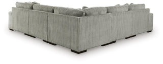 Lindyn 5-Piece Sectional with Chaise Velvet
