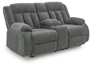 Observation DBL REC PWR Loveseat w/Console Velvet