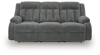Observation REC PWR Sofa w/Drop Down Table Velvet