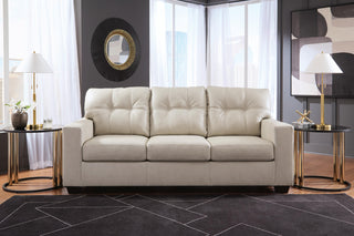 Santorine Sofa and Loveseat - Bone