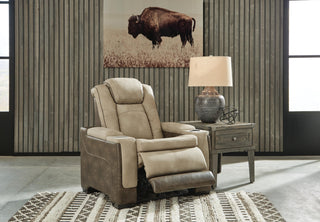 Next-Gen Durapella PWR Recliner/ADJ Headrest Faux Leather