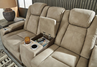 Next-Gen Durapella PWR REC Loveseat/CON/ADJ HDRST Faux Leather