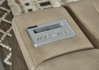 Next-Gen Durapella PWR REC Sofa with ADJ Headrest Faux Leather