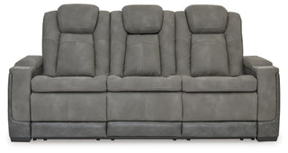 Next-Gen Durapella PWR REC Sofa with ADJ Headrest Faux Leather
