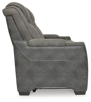 Next-Gen Durapella PWR REC Sofa with ADJ Headrest Faux Leather