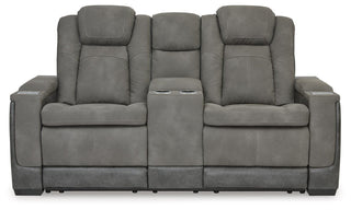 Next-Gen Durapella PWR REC Loveseat/CON/ADJ HDRST Faux Leather